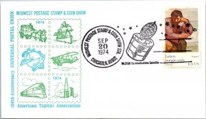 9.20.1974 - 100th Anniversary Universal Postal Union - Chicago, ILL - F38811