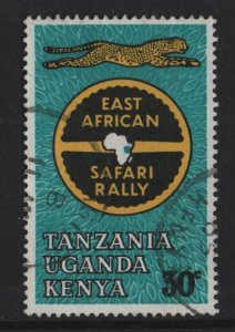 Kenya, Uganda, & Tanzania #148 used 1965  safari rally 30c