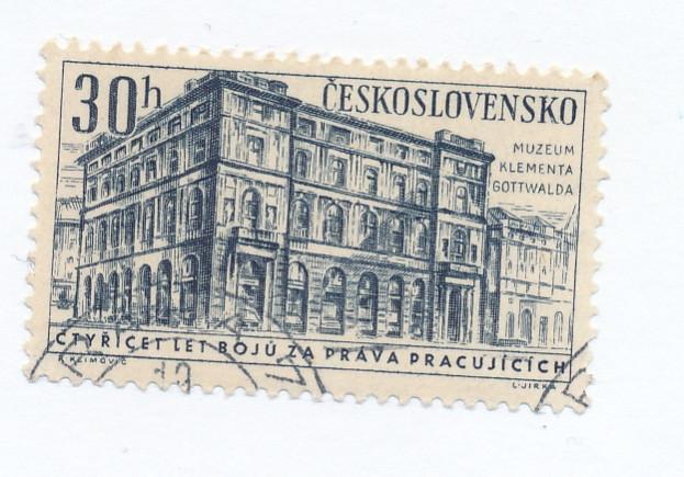 Czechoslovakia 1961 Scott 1049 used, Klement Gottwald museum