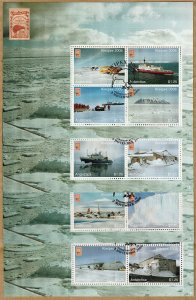 New Zealand Kiwipex 2006 Cinderella Antarctica Mini Sheet set of 4 CTO VFU