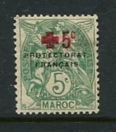 French Morocco #B6 Mint No Gum