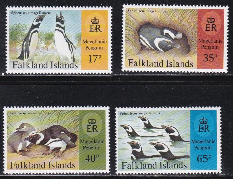 Falkland Islands # 667-670, Penguins, NH, 1/2 Cat.