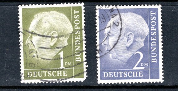 GERMANY    719-720 President Theodor Heuss