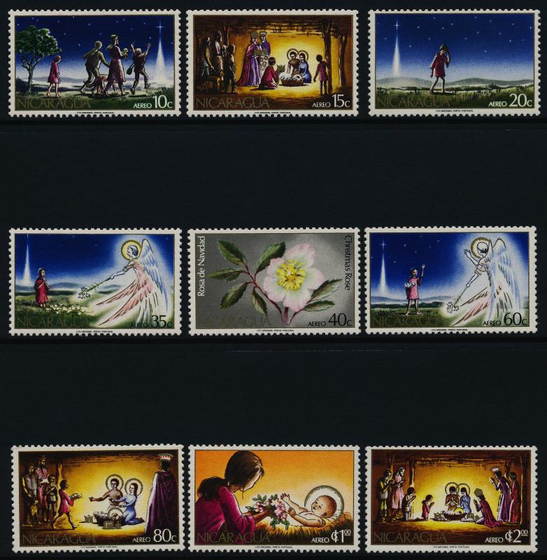 Nicaragua C813-21 MNH Christmas, Legend of the Christmas Rose