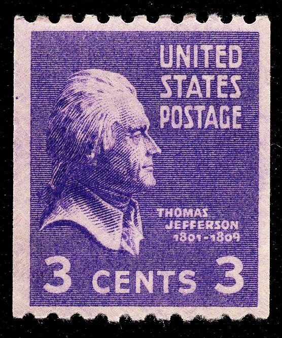 jefferson united states postage stamps