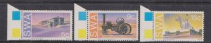 SOUTH WEST AFRICA - 1975 HISTORIC MONUMENTS - 3V MINT NH