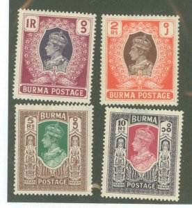 Burma (Myanmar) #30-33 Unused