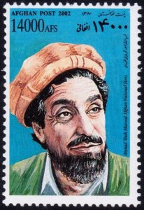 ✔️ AFGHANISTAN  2002 - SHAH MASOOD - Sc. 1384 / Mi. 1965 €10 MNH [4AF01]