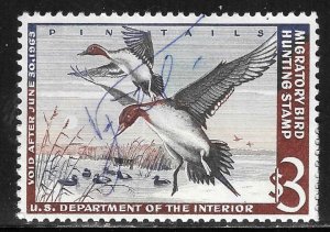 Scott # RW29  Lot E951   $3.00   Duck Hunting Stamp   Used