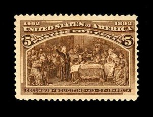 momen: US Stamps #234 Mint OG NH F/VF Jumbo PSE Cert LOT #87963