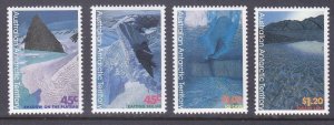 Australian Antarctic Territory AAT L98-101 MNH 1996 Various Landscapes Full Set