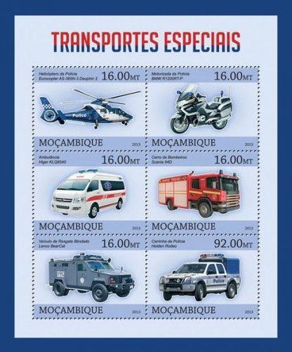 Special Transport Planes Aviation Helicopter Car Ship Sierra Leone MNH stamp set