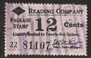 Package Stamp - 12 cent - Pennsylvania Railroad