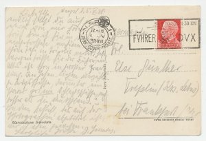 Card / Postmark Italy 1938 Fuhrer - Swastika