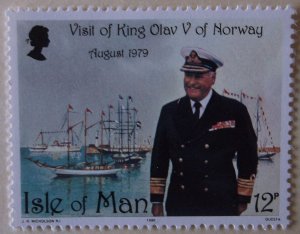 Great Britain Isle of Mann 176 Cat $0.75 MNH  Full Set Ship Topical