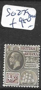 BRITISH GUIANA (PP1801B) KGV 48C SHIP SG 279  MOG