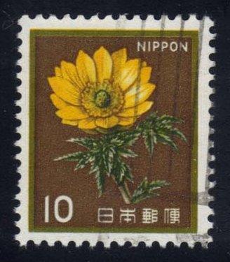 Japan #1422 Amur Adonis Flower, used (0.25)