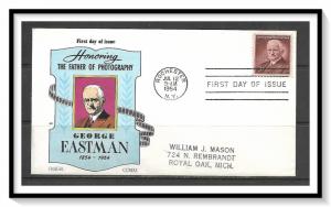 US #1062 George Eastman Fluegel Cachet FDC