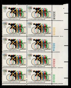 ALLY'S US Plate Blocks Scott #1460 6c Olympics - Bicycling [10] MNH F/VF [A-LR]