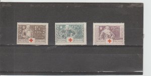 Finland  Scott#  B15-B17  MNH  (1934 Red Cross)