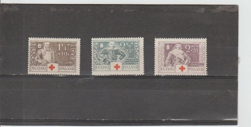 Finland  Scott#  B15-B17  MNH  (1934 Red Cross)