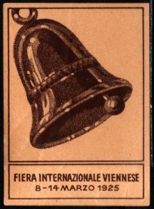 1925 Austria Poster Stamp Vienna International Fair March 8-14. 1925 MNH