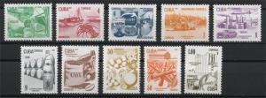 CUBA, EXPORTS, MNH SET 1982	