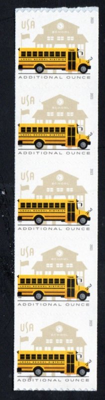 SC# 5741 - (24c) - School Bus - Additional Once - MNH Vertical Coil Strip/5