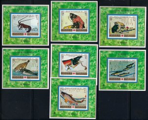 MAMAMA Mi BK 456B-63B MNH SS  SCV $14.00 BIN $7.00  MARINE LIFE