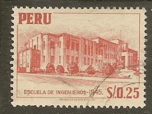 Peru    Scott 462    School    Used