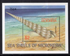 Micronesia 459 Seashell Souvenir Sheet MNH VF