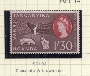 Kenya Uganda Tanganyika 1960-62 Early Issue Fine Mint Hinged 1S.30c. NW-157832