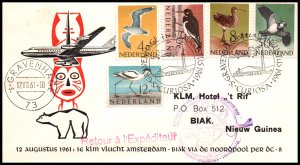 Netherlands to New Guinea First Flight 1961 Cover
