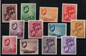 Seychelles KGVI 1938-49 mint MH collection to 50c WS38714