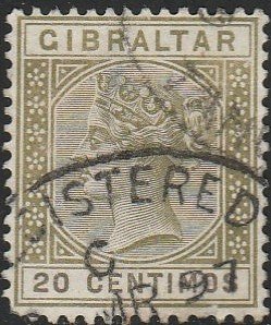 Gibralter, #31 Used From 1889-95
