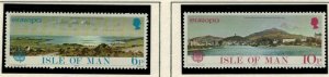 ZAYIX 1977- Great Britain -Isle of Man - #99-100 -MNH - Europa - Landmarks