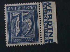 GERMANY-1921-SC#170-NUMERAL OF VALUE  MNH VERY FINE-103 YEARS OLD-LAST ONE