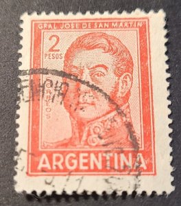 Argentina - S#691 - U-VF - 2p -1961 -  Jose de San Martin