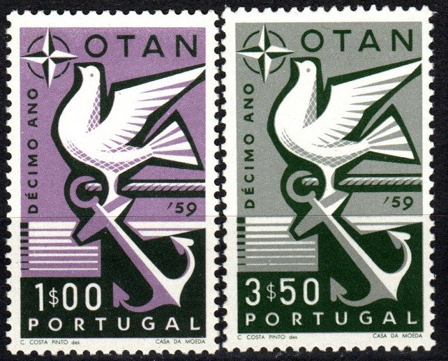 Portugal #846-7 MNH CV $3.60 (P697)