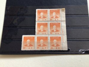 China Empire mounted mint stamps A5017