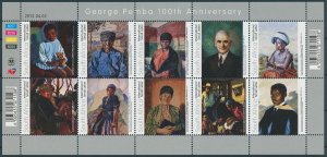 South Africa Stamps 2012 MNH George Pemba 100th Anniv Art Paintings 10v M/S