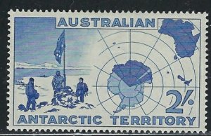 Australian Ant Terr L4 MLH 1957 issue (an5896)