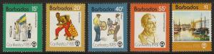 Barbados 1981 Scott # 550-554 MNH Set 