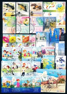 ISRAEL 2013 COMPLETE YEAR SET WITH S/SHEETS MNH WITH 1st DAY POST MARKS