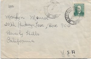 1955 Serrannes, Brazil to Marilyn Monroe, Hollywood, Ca (57880)