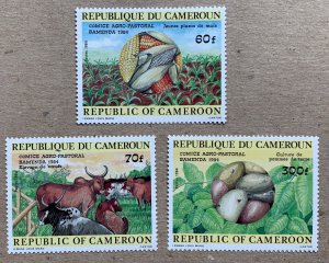 Cameroun 1984 Bameda Farming Fair, MNH. Scott 765-767, CV $5.00