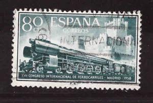 SPAIN Scott 889 Used locomotive