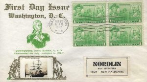 790 1c NAVY HEROES - Crosby cachet 22g