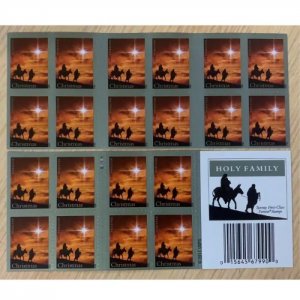 2012 holy family Forever Stamps 5 sheets of 20PCS, total 100pcs