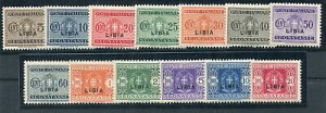 Libya - Italian postage due complete set of excellent quality